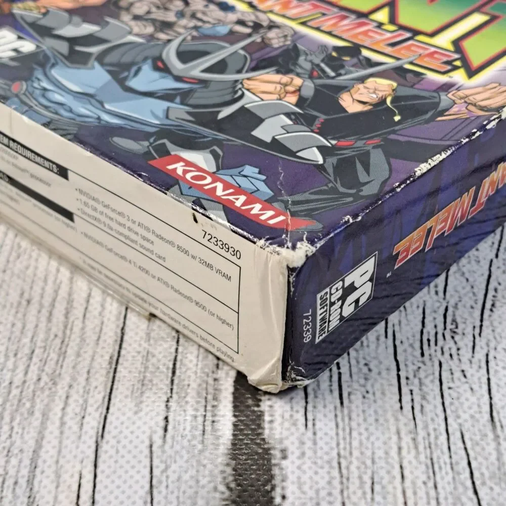 TMNT Mutant Melee Teenage Mutant Ninja Turtles KONAMI PC GAME  2005 CD ROM